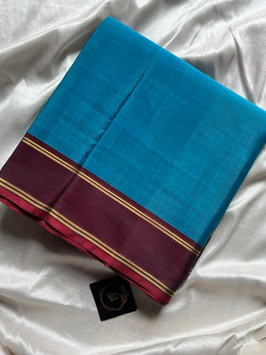 Devendra Saree – Sky Blue | Madisar 10.5 Yards