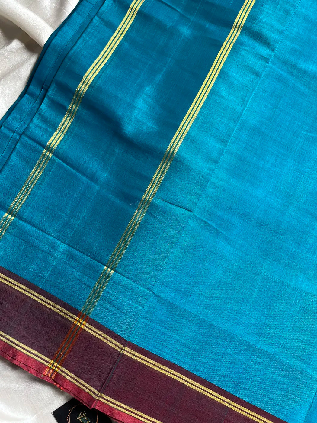 Devendra Saree – Sky Blue | Madisar 10.5 Yards