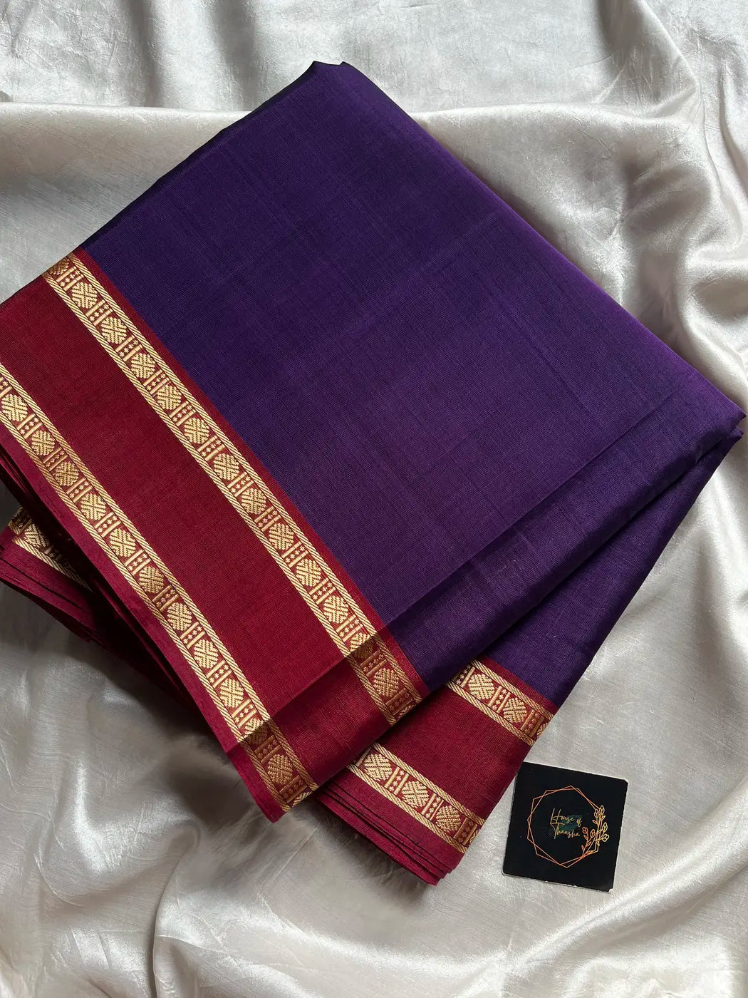 Devendra Saree – Violet | Madisar 10.5 Yards