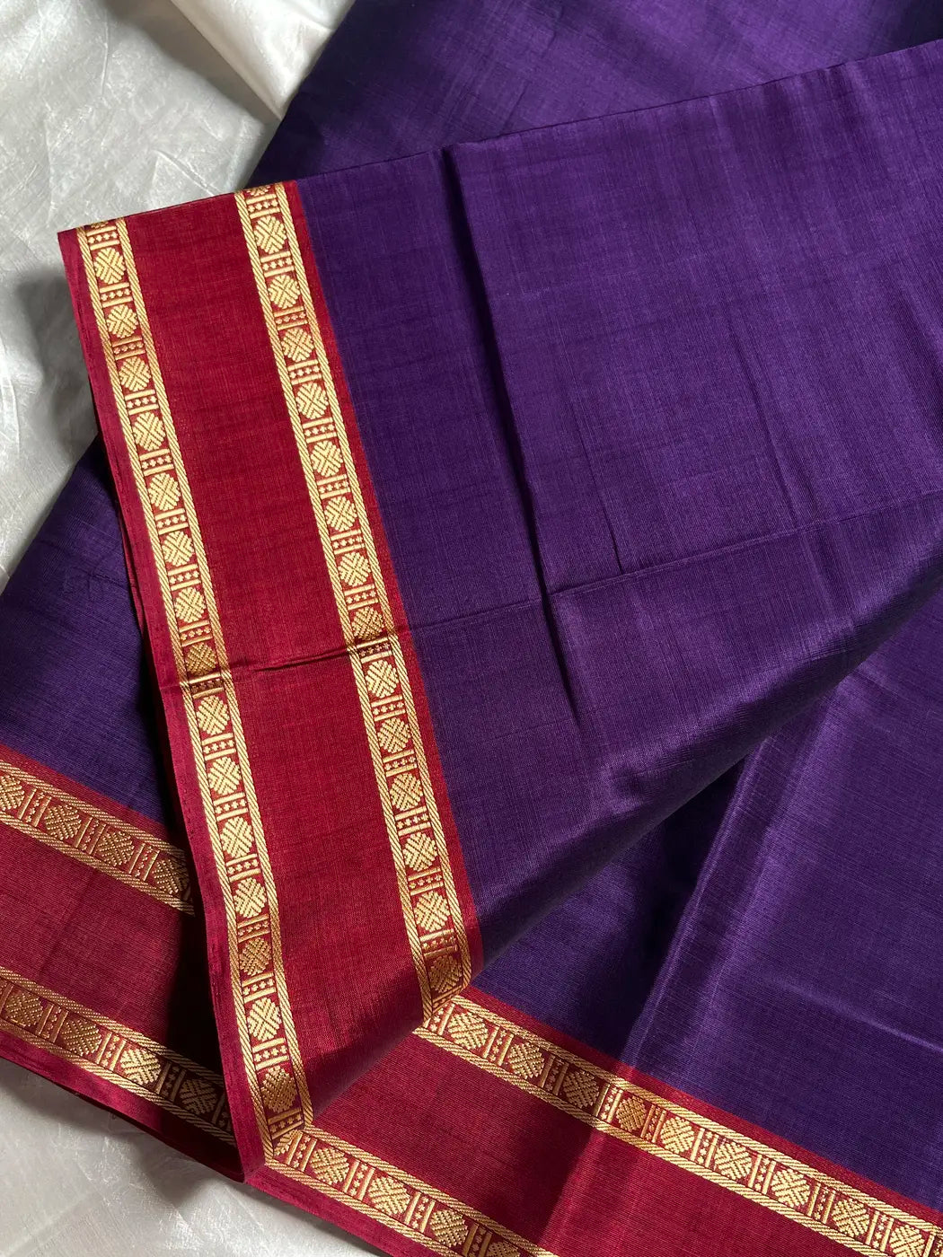 Devendra Saree – Violet | Madisar 10.5 Yards