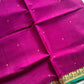 Vegan Silk Saree – Magenta & Green Handloom Art Silk