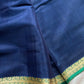 Vegan Weaves – Blue & Green Handloom Art Silk Saree