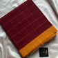 Chettinadu Cotton Saree –  Maroon