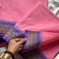 Chettinadu Cotton Saree –  Rose Pink