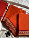 Chettinadu Cotton Saree –  Orange