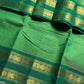 Kattam Edit | Chettinadu Checked Saree – Leaf Green