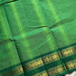 Kattam Edit | Chettinadu Checked Saree – Leaf Green