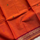 Chettinadu Cotton Saree –  Orange