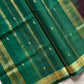 Vanam – Coffee Brown Handloom Art Silk Saree with Green Border