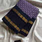 Madurai Sungudi Cotton - Purple