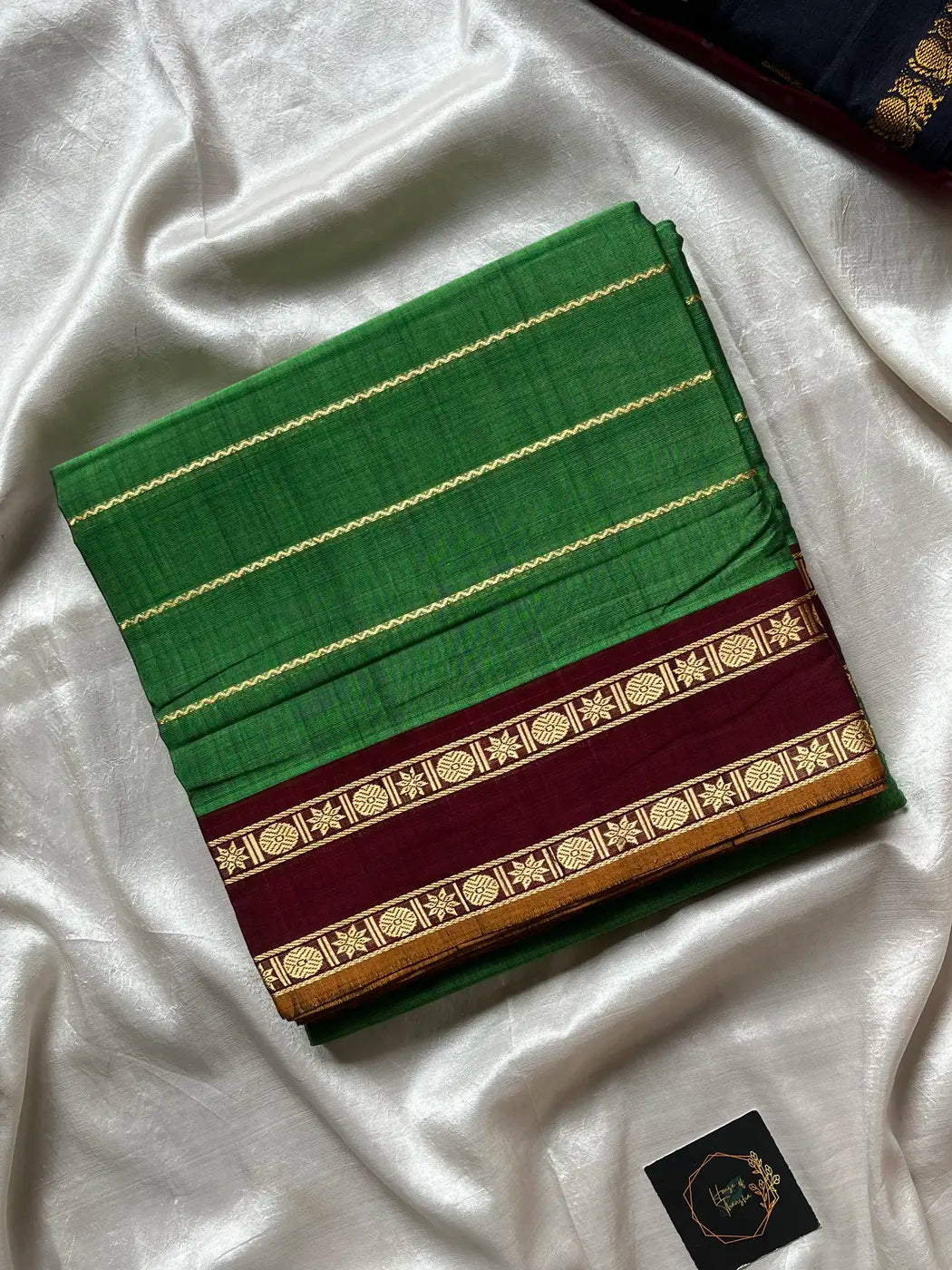 Devendra Saree – Green | Madisar 10.5 Yards