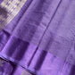 Banarasi Crepe Silk Saree – Lavender