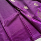 Banarasi Crepe Silk Saree – Mulberry Purple
