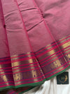Subtle Weaves | Pastel Pink Kanchi Cotton Saree
