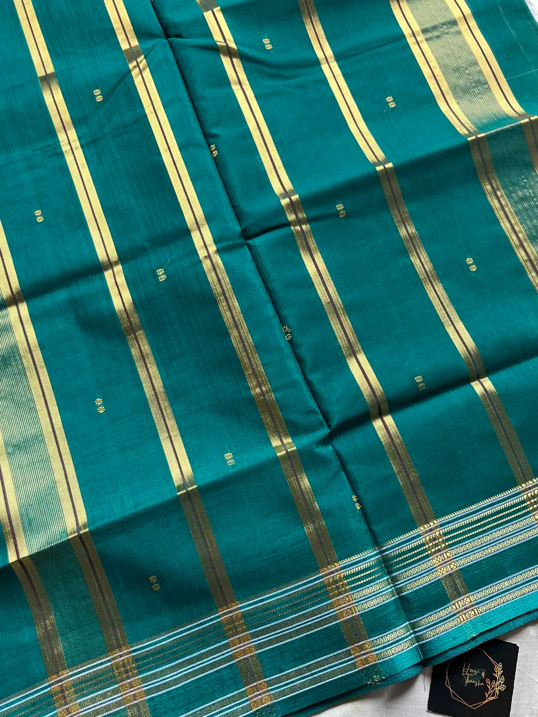 Vegan Silk Saree – Ash Taupe | Handloom Art Silk