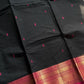 Subtle Weaves | Black & Pink Chettinadu Cotton Saree