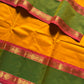 Mango yellow Kanchi cotton saree
