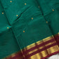Vintage Loom Edit | Emerald Green Chettinadu Cotton Saree