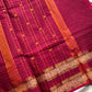 Kattam Edit – Dark Pink Checked Chettinadu Cotton