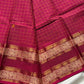 Kattam Edit – Dark Pink Checked Chettinadu Cotton