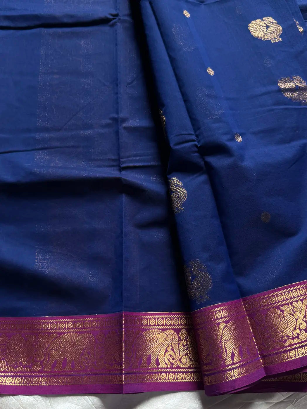 Mercerised Kanchi Cotton - Blue