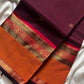Throne Edit – Maroon Kanchi Cotton Saree
