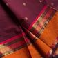 Throne Edit – Maroon Kanchi Cotton Saree