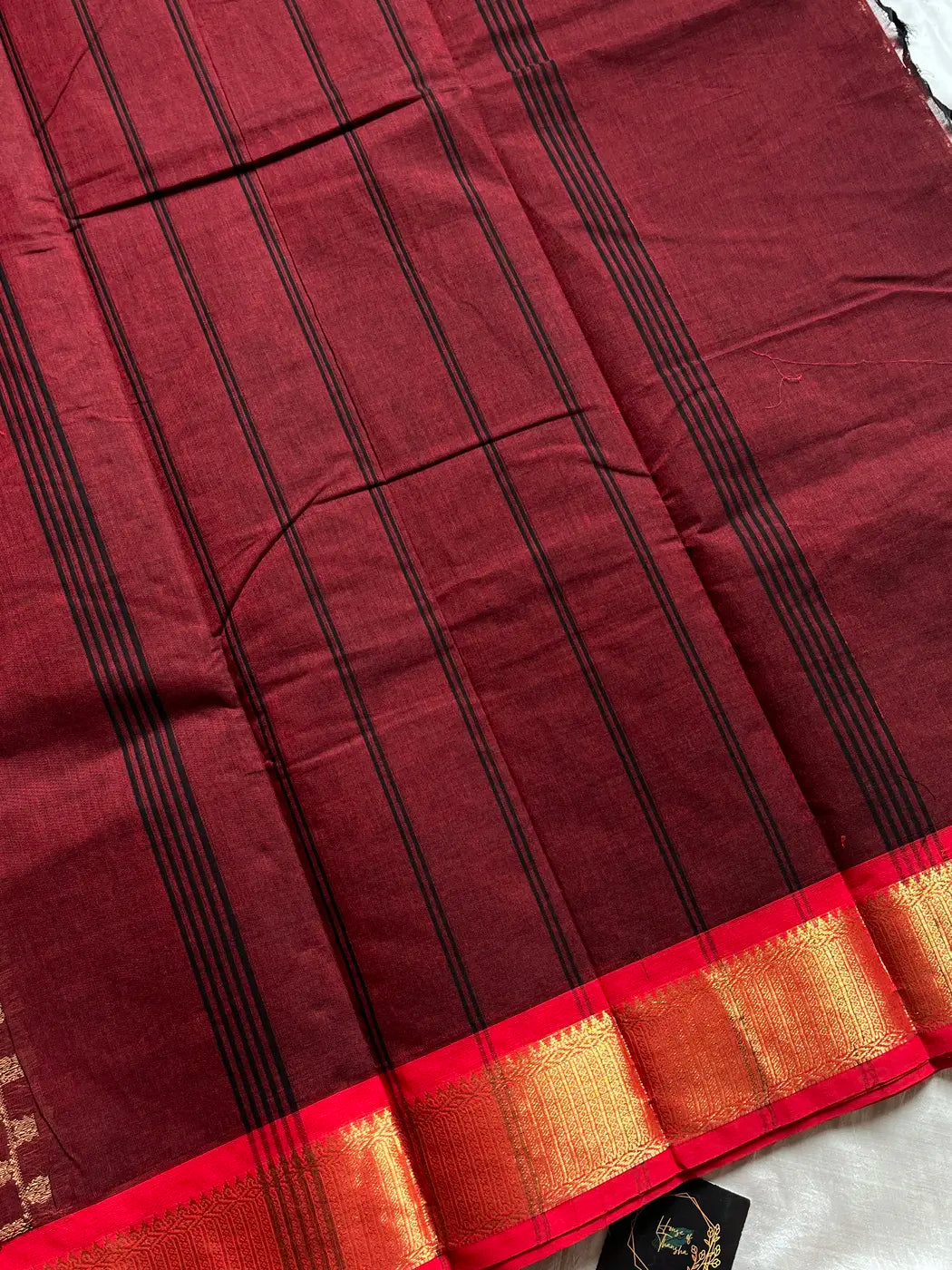 Vintage Looms – Maroon Chettinadu Cotton