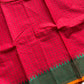 Kattam Edit – Red Kanchi Cotton Saree