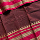 Royal Kattam – Maroon Chettinadu Cotton Saree