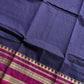 Royal Kattam – Royal Blue Chettinadu Cotton Saree