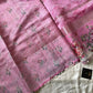 Soft Tissue Edit – Pink Tissue Saree with Scalloped Border & Zari Work