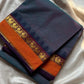 Subtle Weaves | Slate Teal Kanchi Cotton Saree