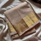 Subtle Weaves | Beige Kanchi Cotton Saree