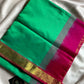 Pattu Nool Edit - Handloom Kanchi Silk Cotton Saree – Vintage Green