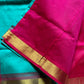 Pattu Nool Edit - Handloom Kanchi Silk Cotton Saree – Vintage Blue