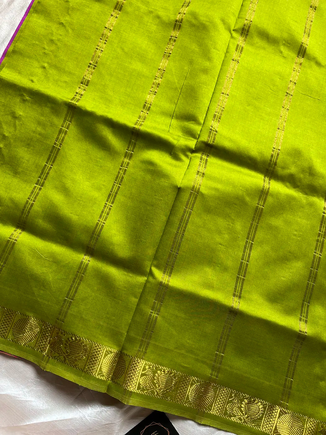 Pattu Nool Edit - Handloom Kanchi Silk Cotton Saree – Violet