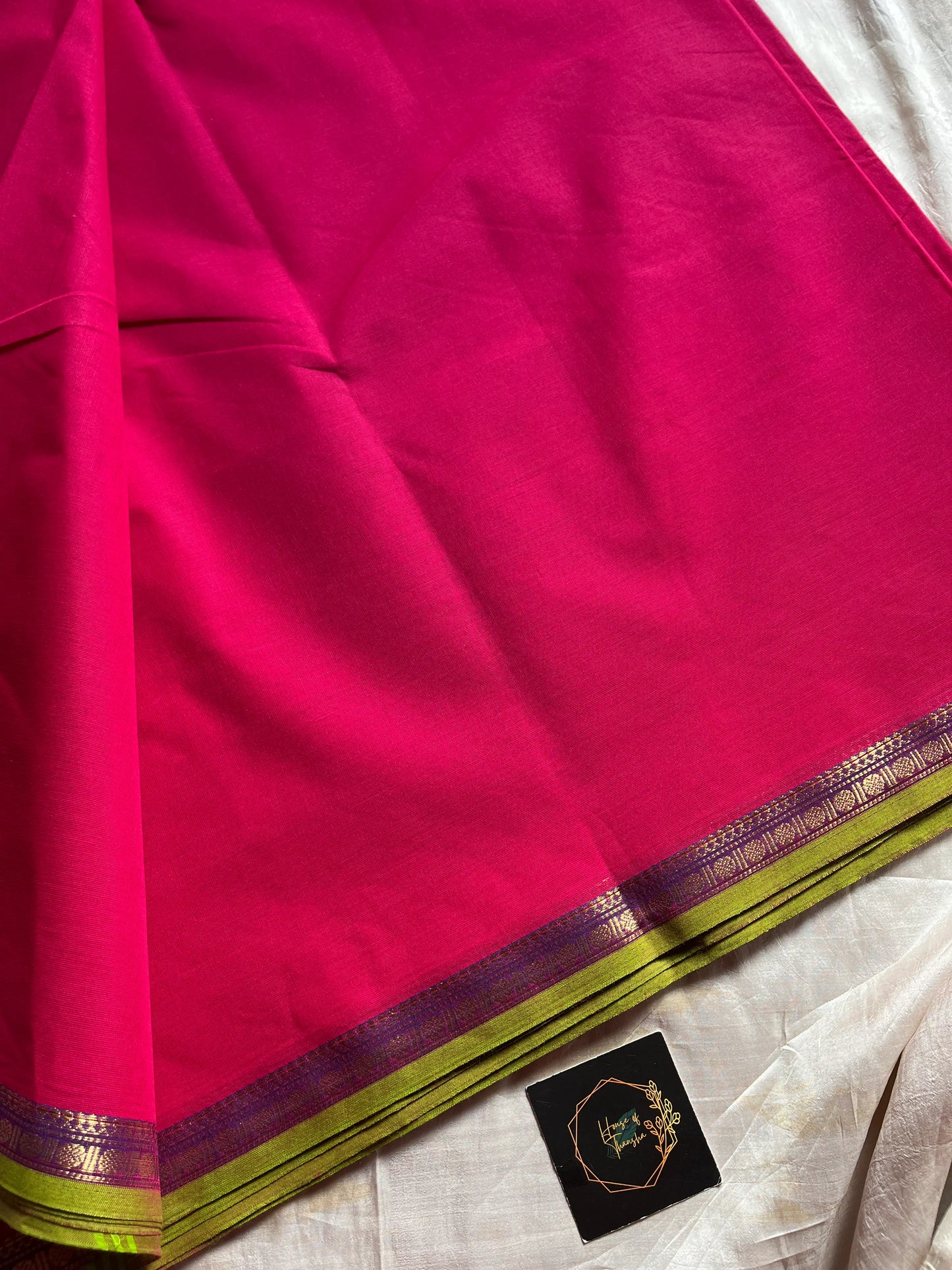 Madisar Edit | Pink 10 Yards Madisar Kanchi Cotton Saree