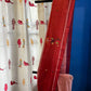 Chedibutta Saree - Handloom Vegan Art Silk - Rust orange