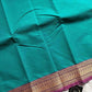 Chettinadu Cotton Saree –  Teal (Without Blouse)