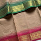 Ganga Jamuna Borders – Beige Kanchi Cotton Saree