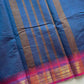 Ganga Jamuna Borders – Blue Kanchi Cotton Saree