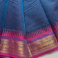 Ganga Jamuna Borders – Blue Kanchi Cotton Saree