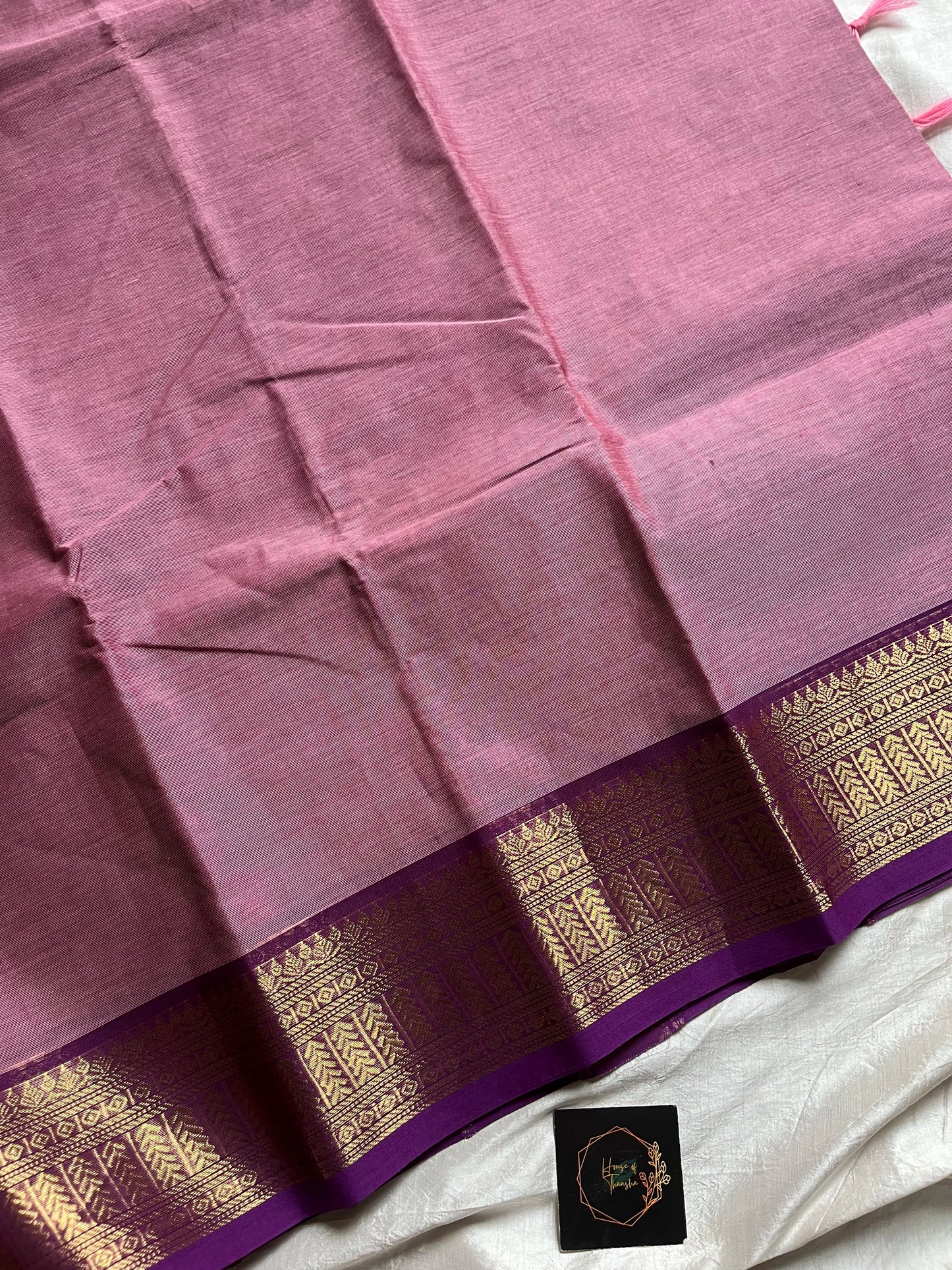 Subtle Weaves | Lilac Chettinadu Cotton Saree