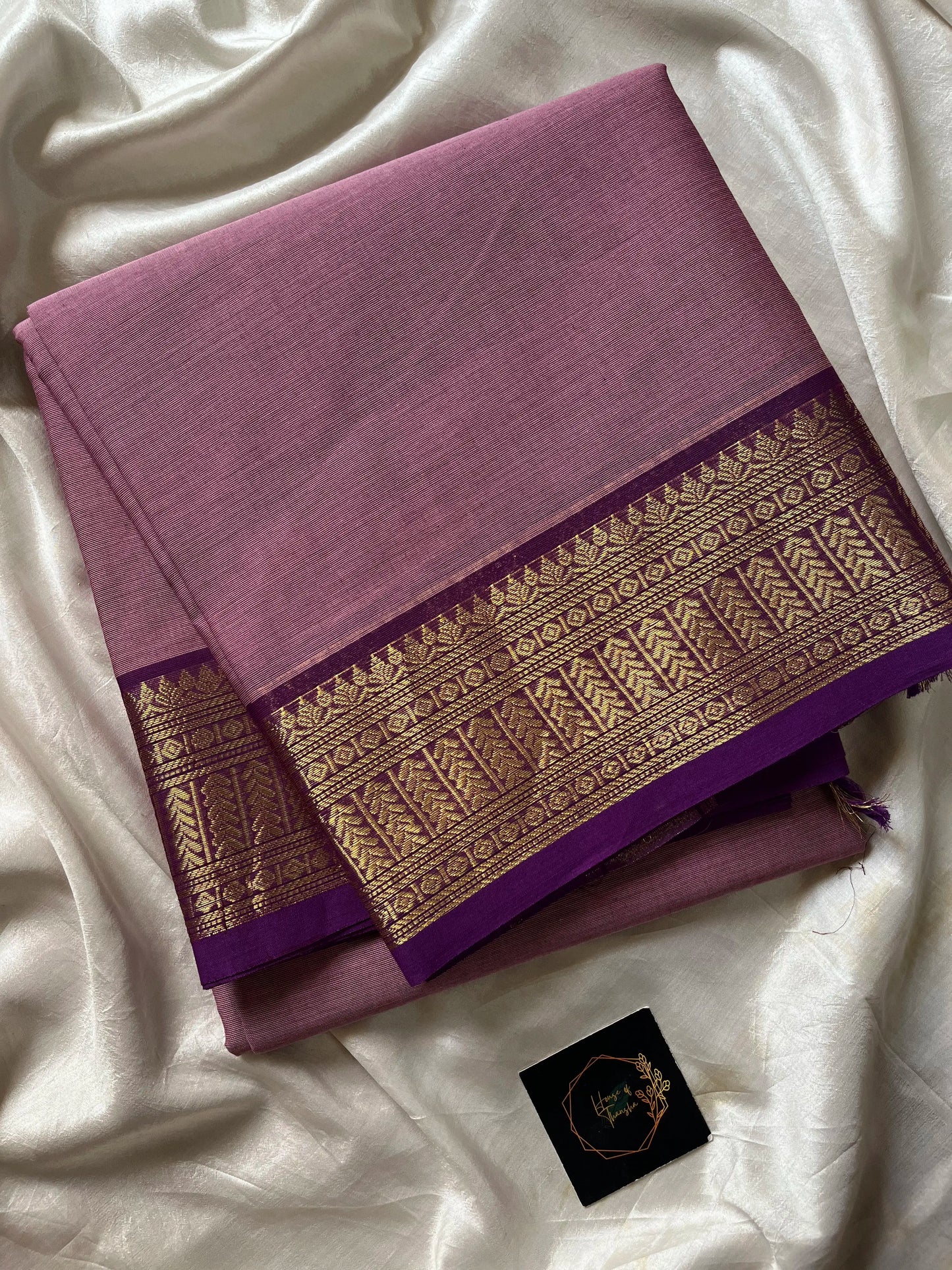 Subtle Weaves | Lilac Chettinadu Cotton Saree