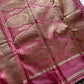 Crepe Silk Saree – Pastel Onion pink