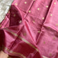 Crepe Silk Saree – Pastel Onion pink