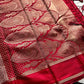 Crepe Silk Saree – Red
