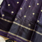 Crepe Silk Saree – Deep Grape