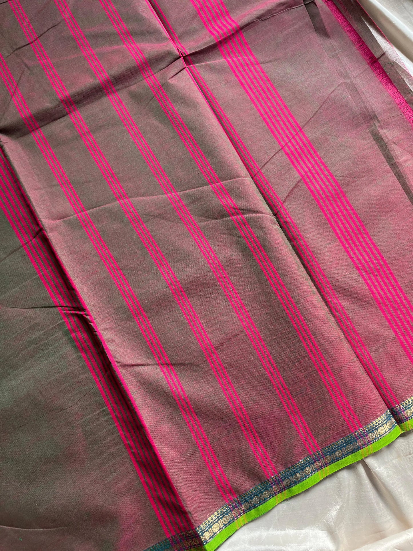 Madisar Edit | Woodland Rose 10 Yards Pure Kanchi Cotton Saree